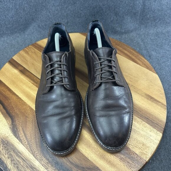 Cole Haan Grand OS Lace-Up Leather Dress Shoes Brown Men\'s 10M C30692 main image 11